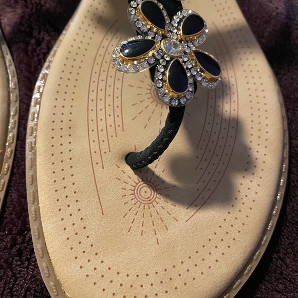 Faux jewel sandals. - Picture 2 of 7